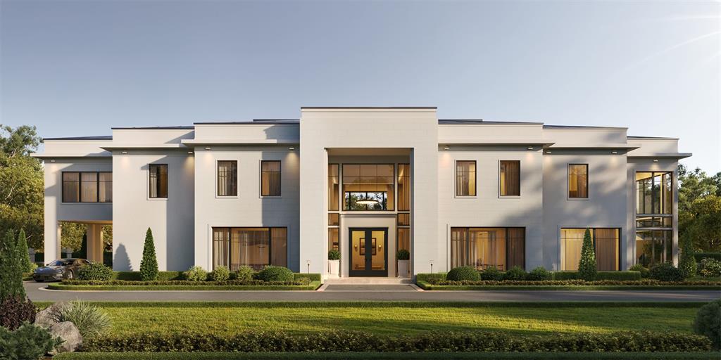 4 West Lane Houston, TX 77019 - Photo 1 of 13 Rendering of front elevation of 4 West Lane. This Layne Kelly new construction home is slated to be completed in Winter/Spring 2025