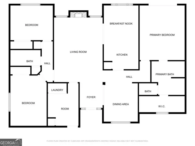 a picture of a floor plan