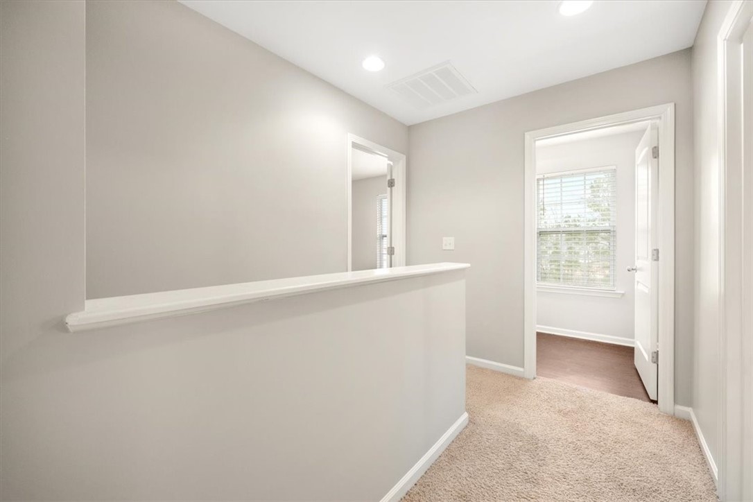 763 Rocky Ridge Circle Seneca, SC 29678 - Photo 10 of 24 Upstairs Hall Area where the Laundry Room is Locat