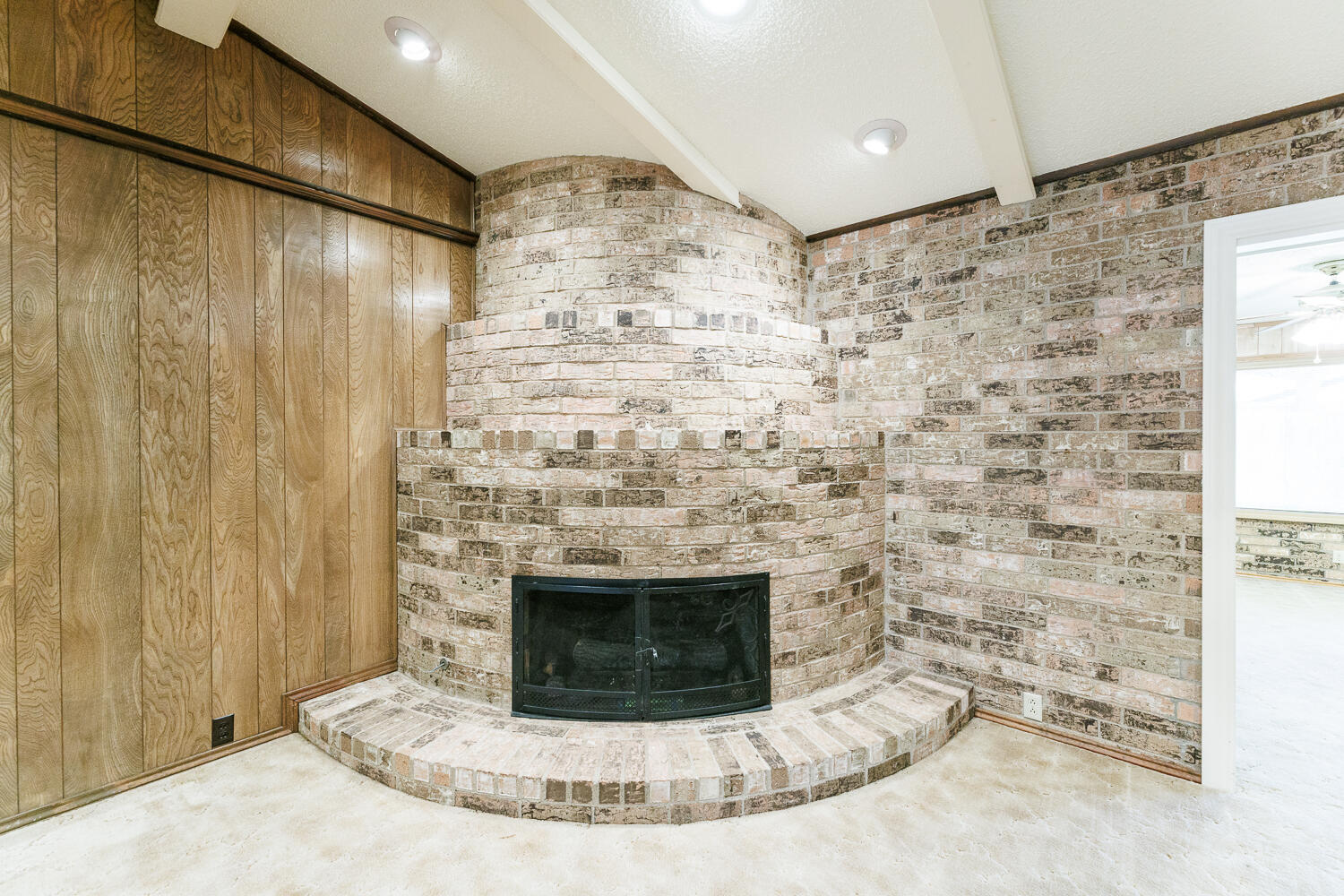 4419 79th Street Lubbock, TX 79424 - Photo 15 of 47 Curved Corner Fireplace