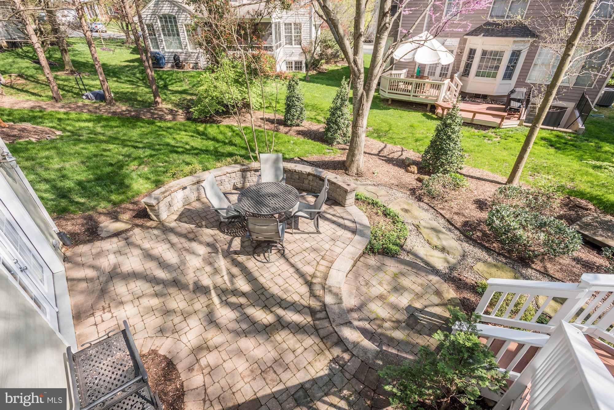 11412 Night Star Way Reston, VA 20194 - Photo 42 of 49 Stairs down to the lower patio