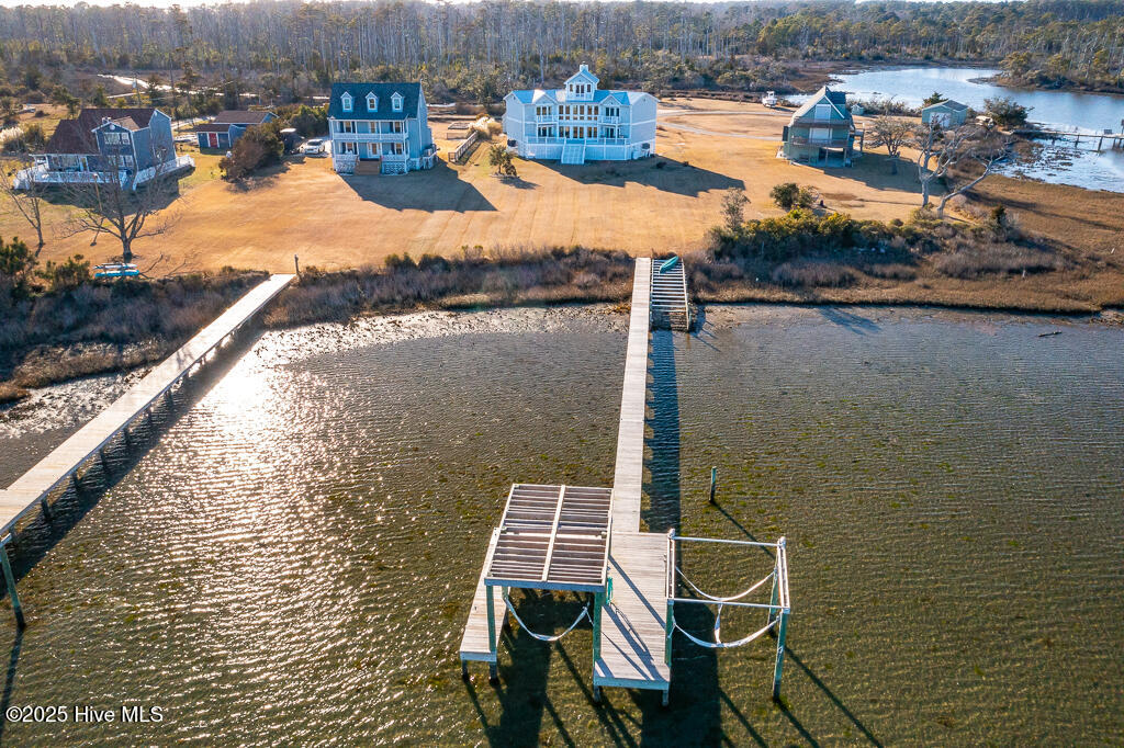 180 Taylor Road Marshallberg, NC 28553 - Photo 24 of 35 Dock with two sling lifts