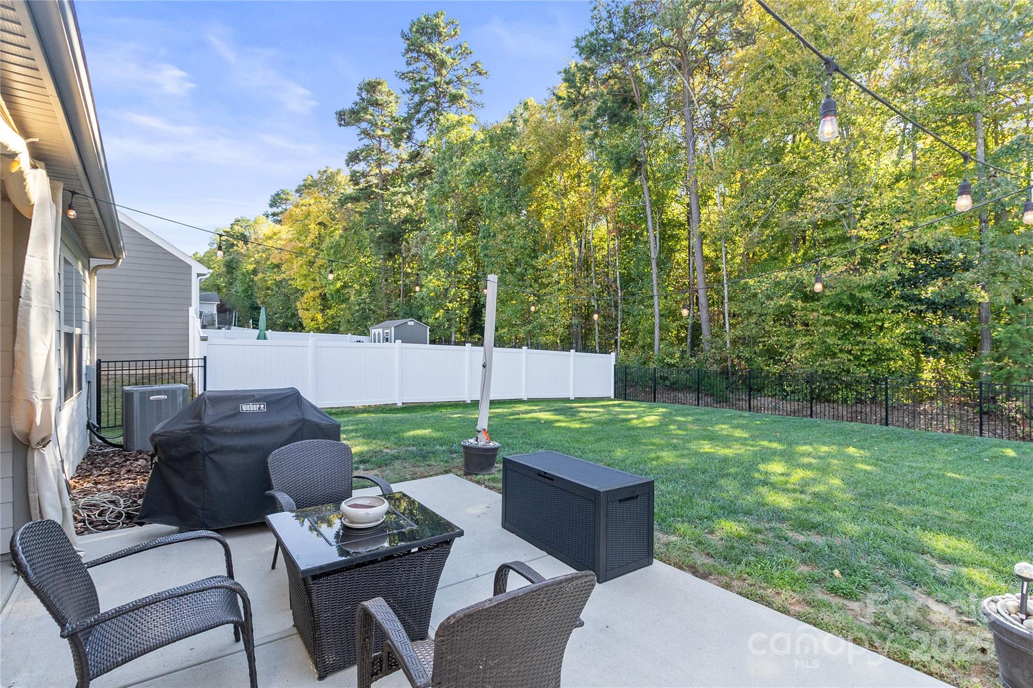5169 Devonshire Road Denver, NC 28037 - Photo 35 of 46 a view of backyard with seating area and green space