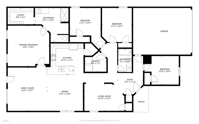 a picture of a book and a bed