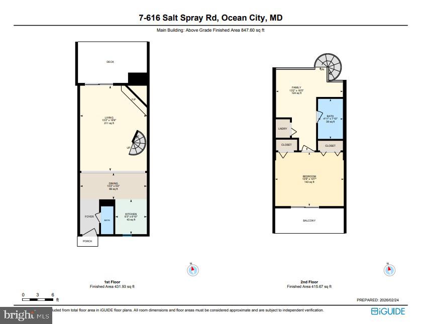 616 Salt Spray Road, Unit 7 Ocean City, MD 21842 - Photo 53 of 53 FLOOR PLAN