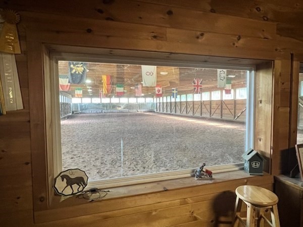 233 Mort Vining Road Southwick, MA 01077 - Photo 7 of 31 a bathroom with a granite countertop sink and a large window