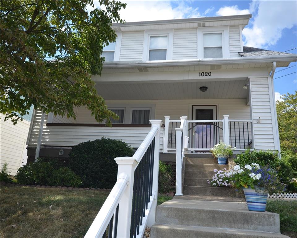 1020 6th Street Beaver, PA 15009 - Photo 3 of 33 a view of front door and potted plants