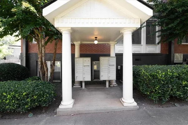 front view of a house with a hallway