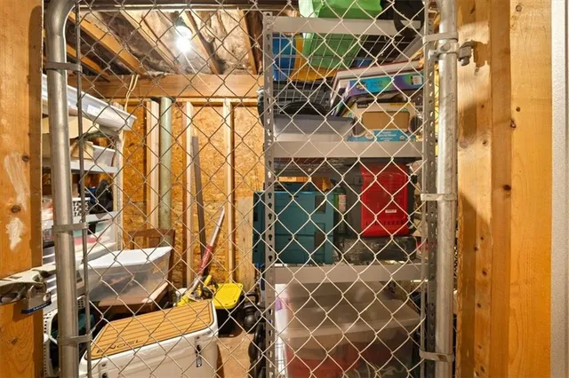 a view of a building with a window and glass door