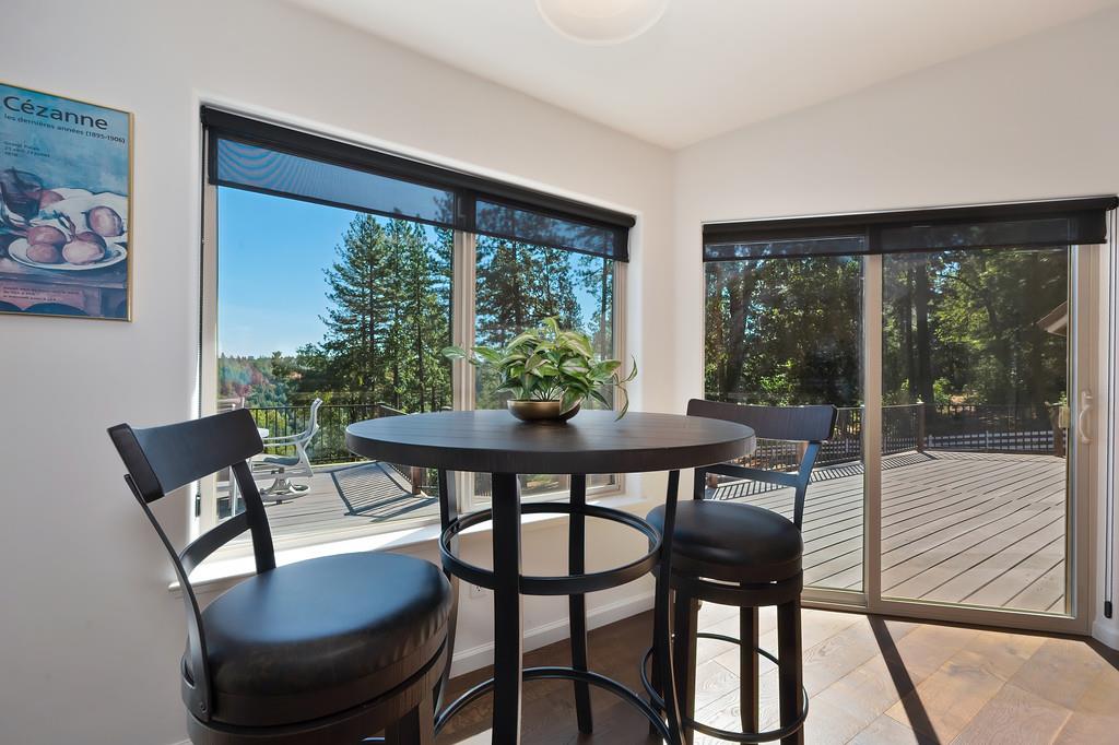 19676 Eagle Ridge Road Foresthill, CA 95631 - Photo 17 of 68 a view of a dining room with furniture window and outside view