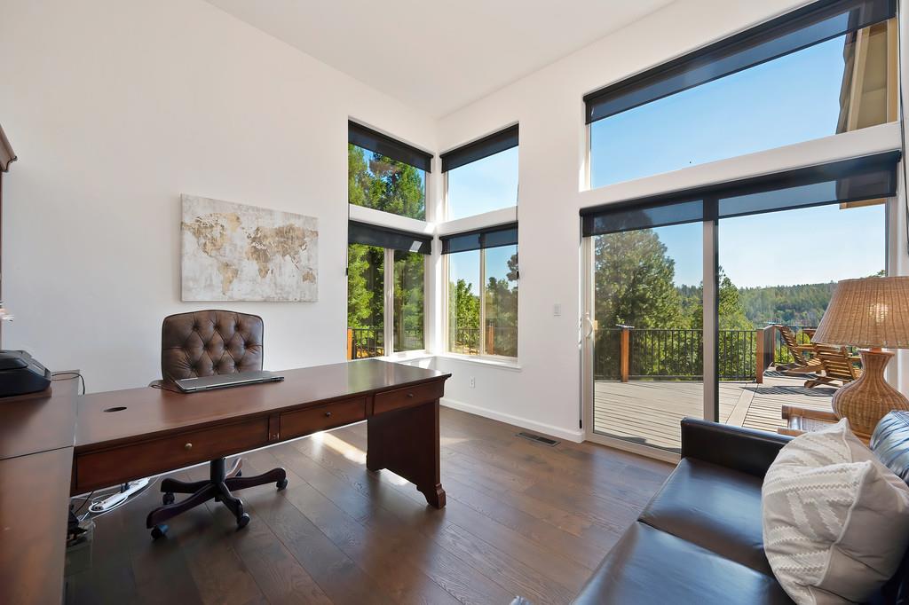 19676 Eagle Ridge Road Foresthill, CA 95631 - Photo 37 of 68 a view of a workspace with a window