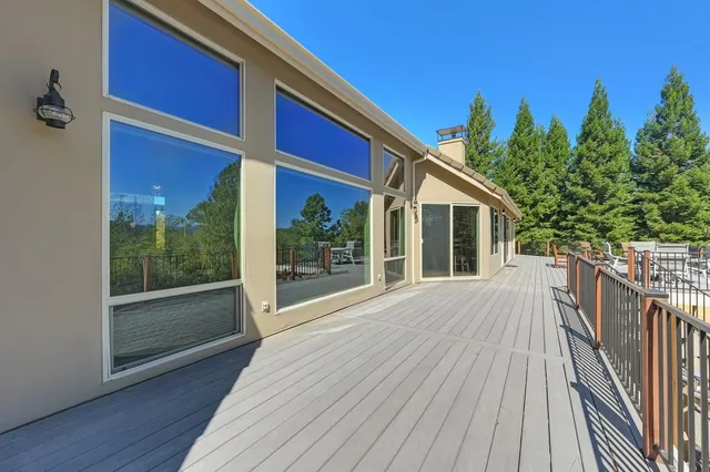 a view of a house with a patio
