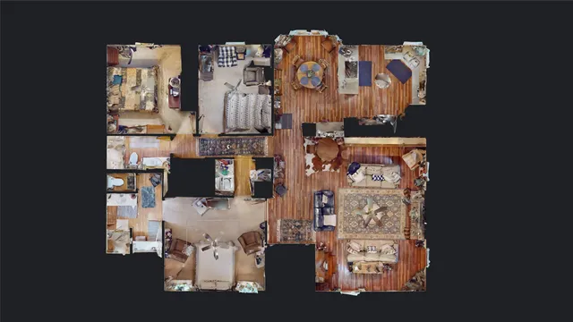 a view of water heater in middle of the room