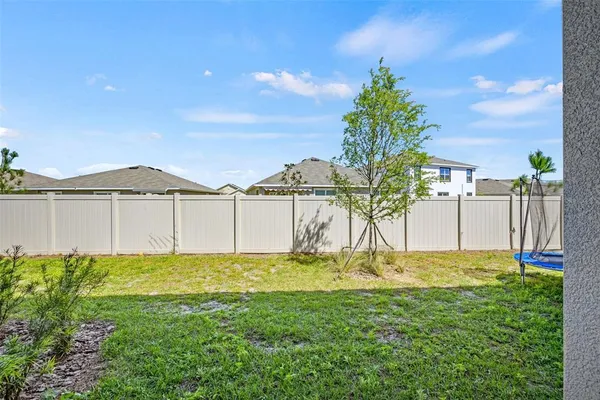 a view of a back yard