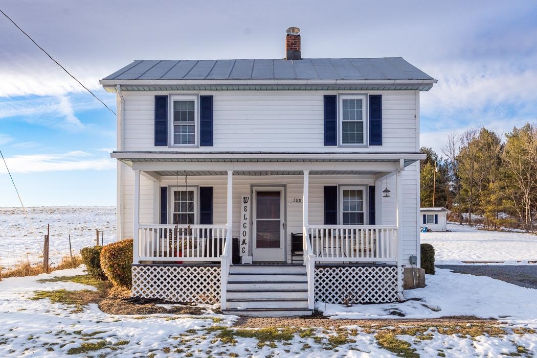 588 Concord Church Road Timberville, VA 22853 - Photo 2 of 32 a front view of a house with a yard