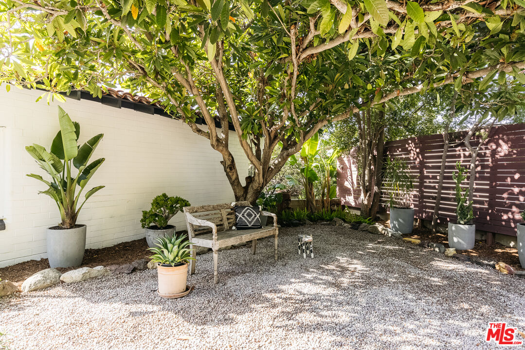 811 Montecito Drive Los Angeles, CA 90031 - Photo 17 of 25 a view of a backyard with chair and potted plants