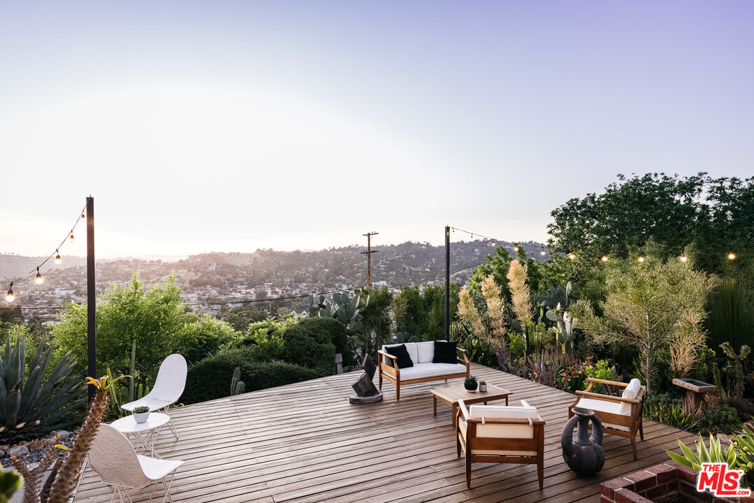 811 Montecito Drive Los Angeles, CA 90031 - Photo 2 of 25 a view of roof deck with patio