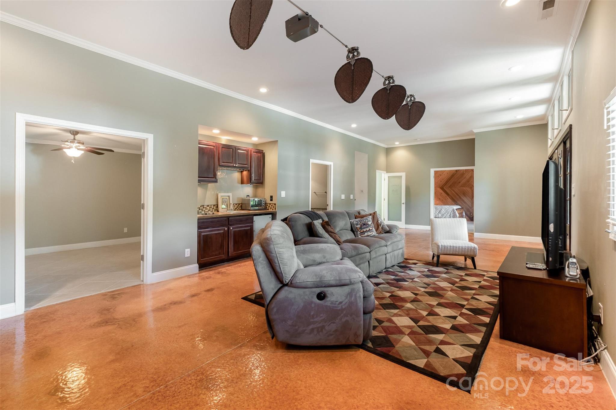 9500 Windygap Road Charlotte, NC 28278 - Photo 25 of 48 a living room with furniture and a large window