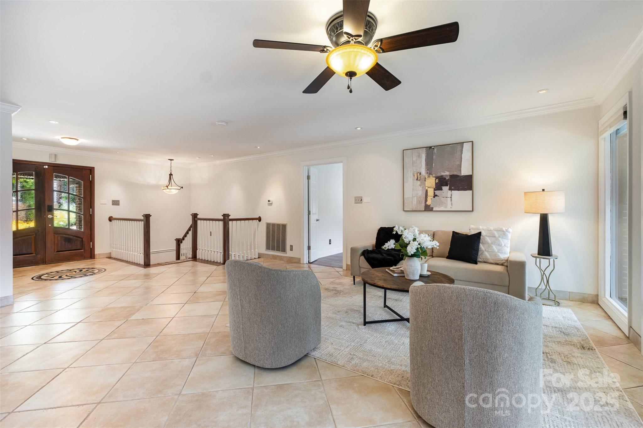 9500 Windygap Road Charlotte, NC 28278 - Photo 6 of 48 a living room with couches and kitchen view