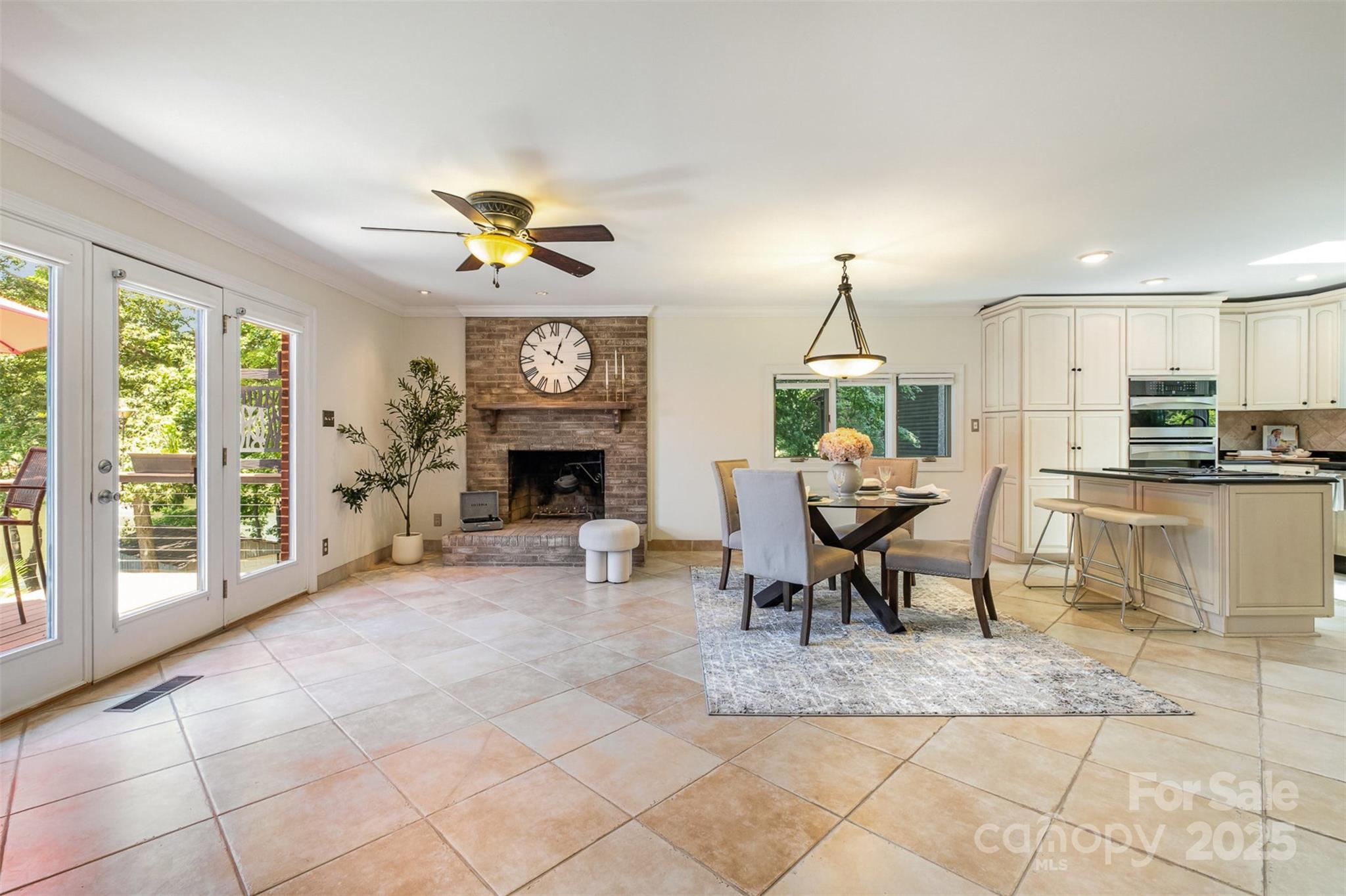 9500 Windygap Road Charlotte, NC 28278 - Photo 8 of 48 a view of a dining room with furniture window and outside view