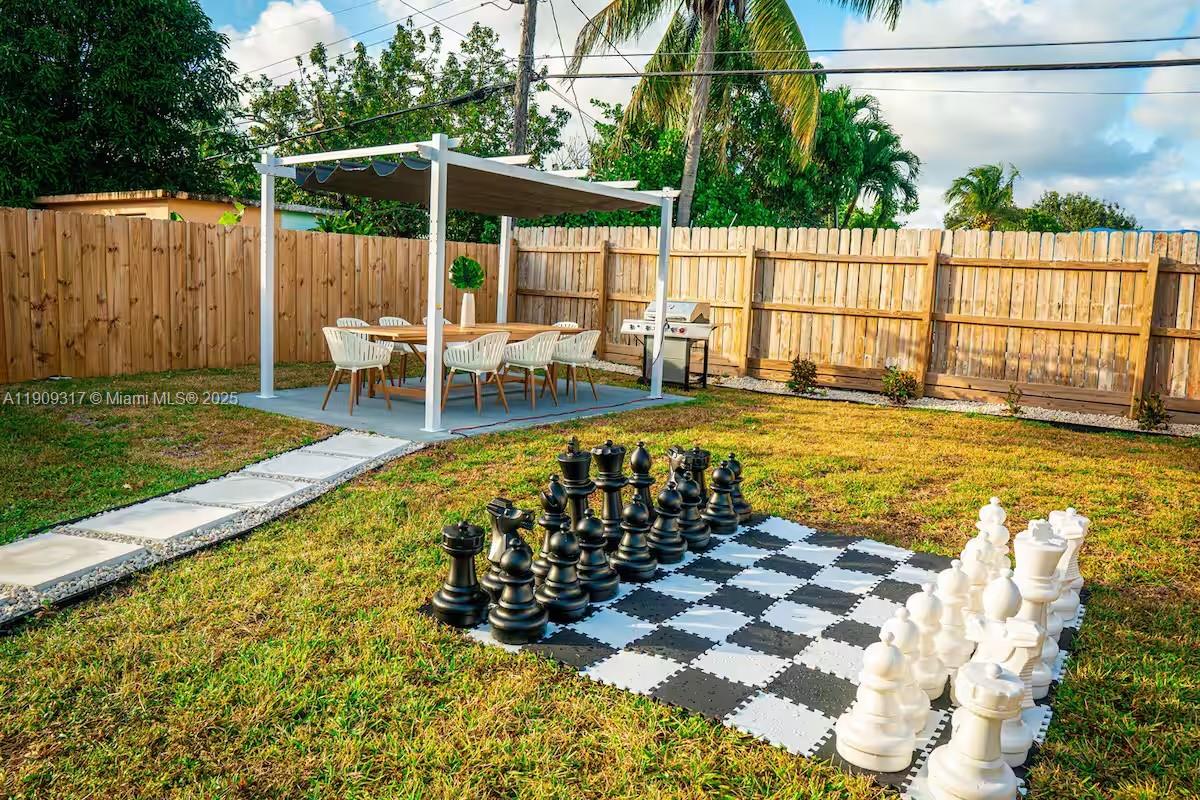 271 Northwest 143rd Street Miami, FL 33168 - Photo 35 of 43 a view of a swimming pool with a patio