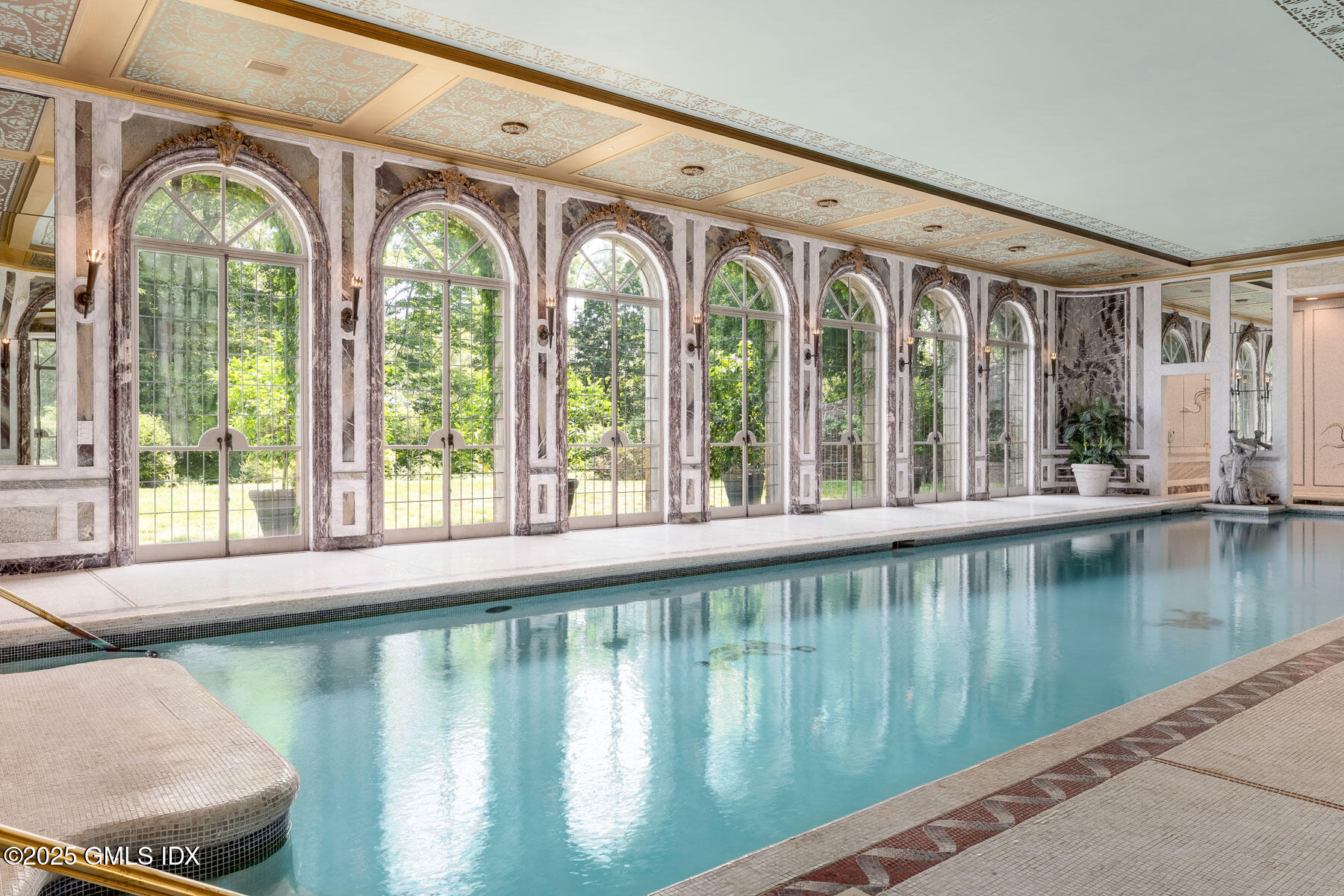 1233 Rock Rimmon Road Stamford, CT 06903 - Photo 22 of 50 a view of a large pool with a outdoor space