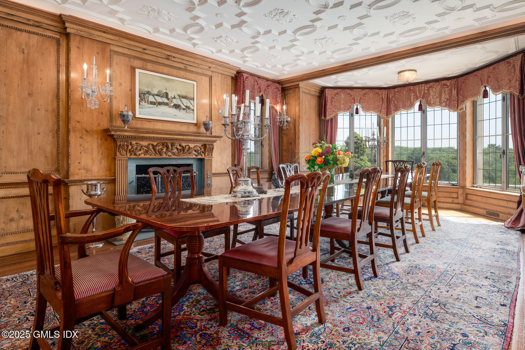 1233 Rock Rimmon Road Stamford, CT 06903 - Photo 9 of 50 a dining room with furniture window and outside view