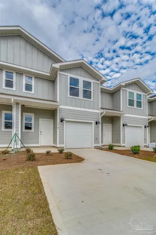front view of a house with a street