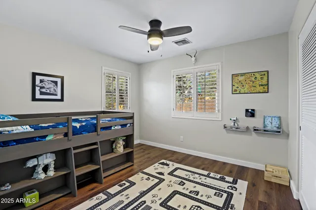 a room with furniture and window