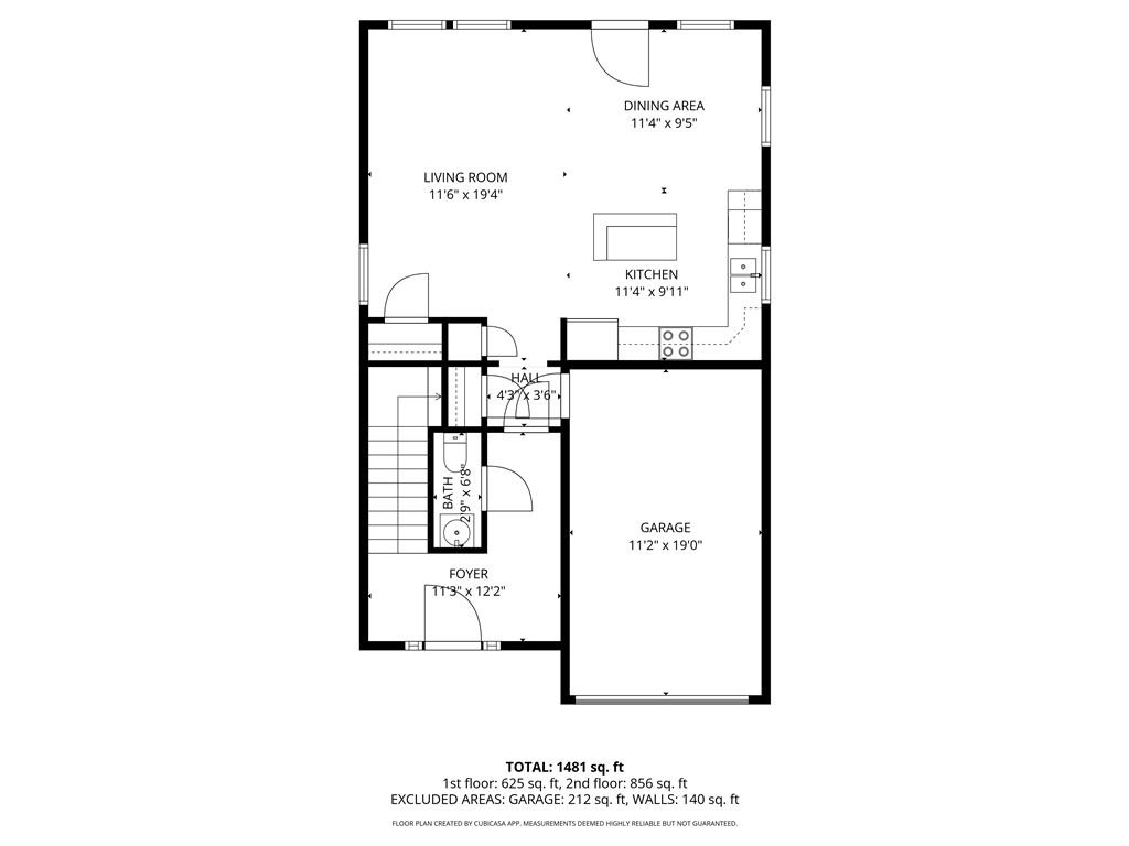249 Samuel Street Pendleton, SC 29670 - Photo 32 of 33 Explore the main floor plan with it's functional layout of this residence, featuring a kitchen, dining area, living room, and garage.