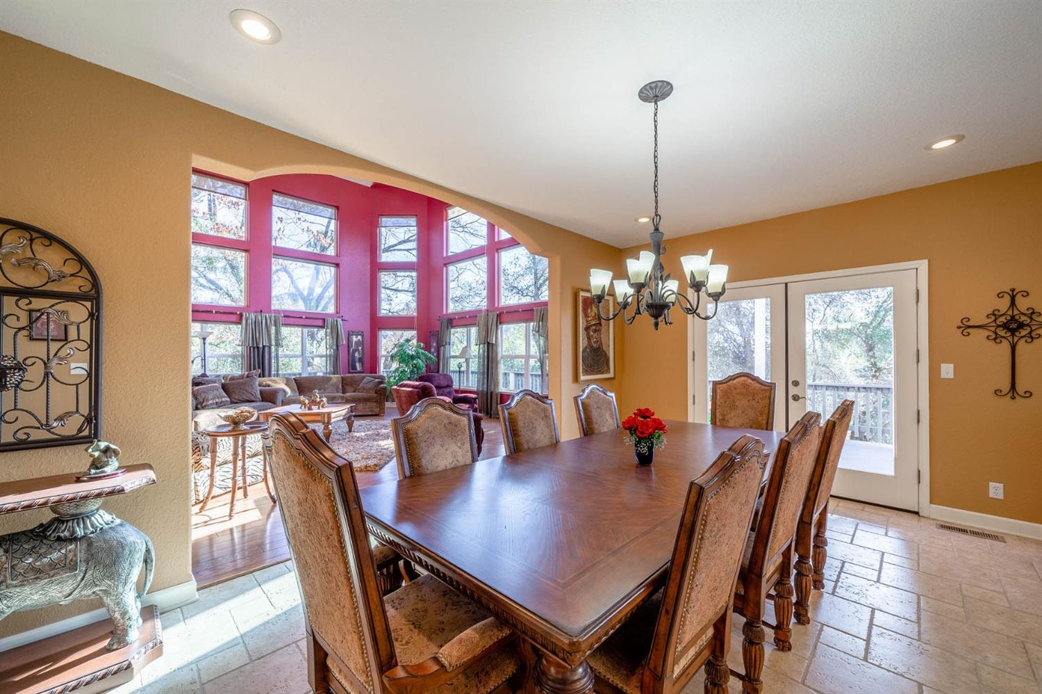 11545 Rocher Court Columbia, CA 95310 - Photo 7 of 49 a view of a dining room with furniture window and outside view