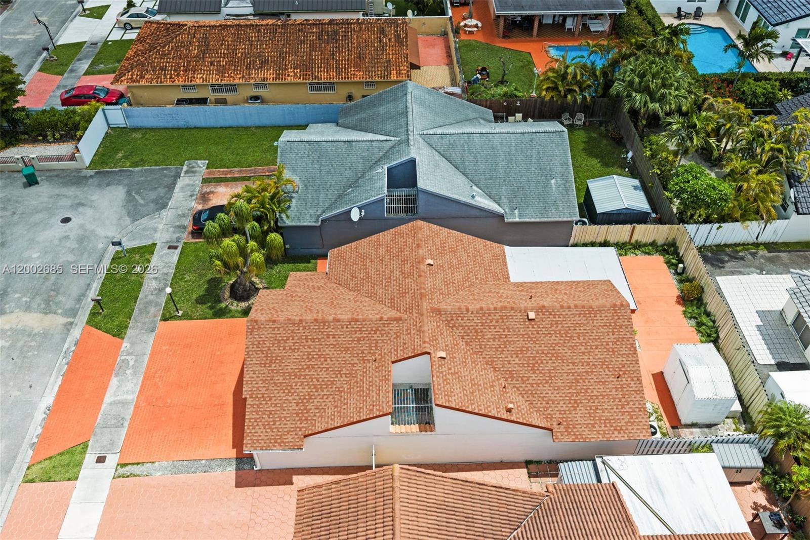 13440 Southwest 28th Street Miami, FL 33175 - Photo 27 of 35 an aerial view of a house with a yard
