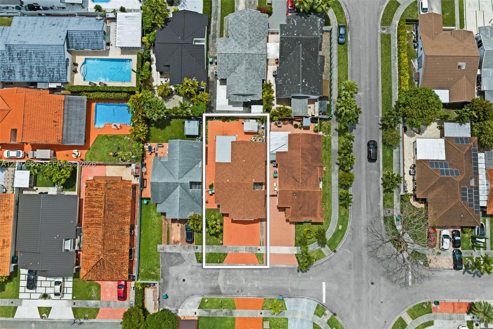 13440 Southwest 28th Street Miami, FL 33175 - Photo 33 of 35 an aerial view of residential houses with outdoor space