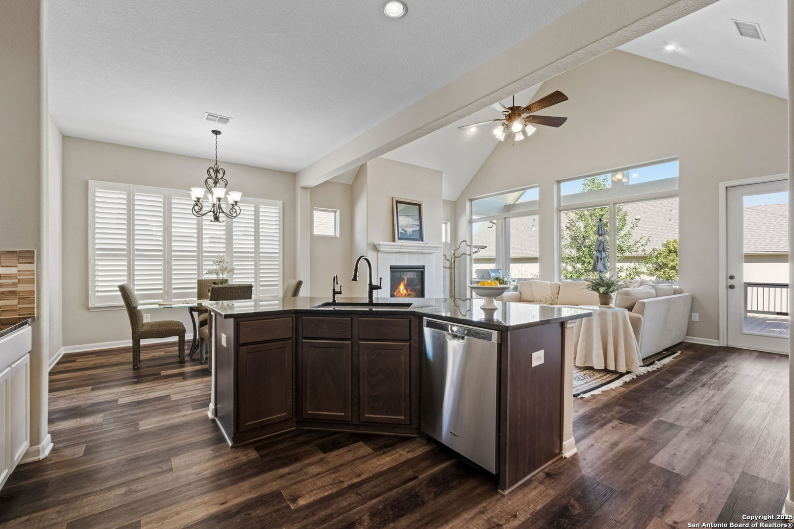 105 Gaucho Boerne, TX 78006 - Photo 13 of 29 a kitchen with lots of counter space and dining table