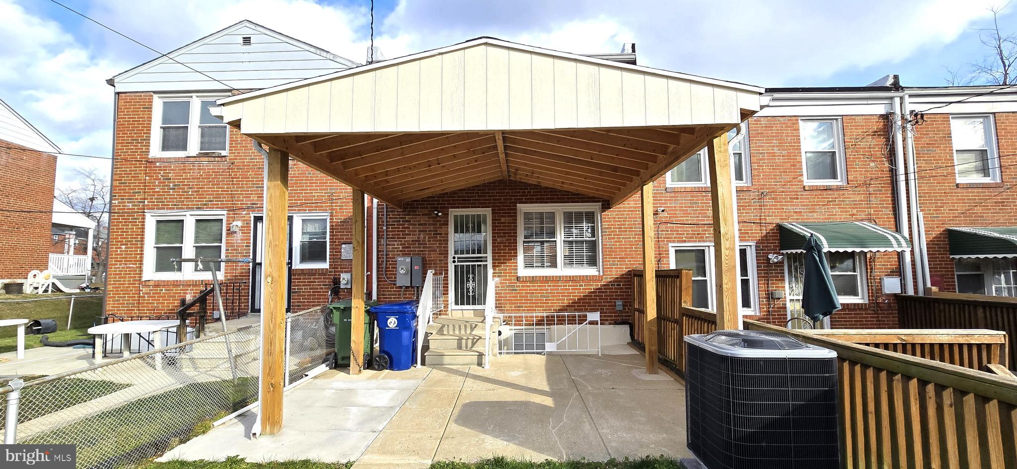 5528 Bucknell Road Baltimore, MD 21206 - Photo 47 of 60 Rear Covered Patio