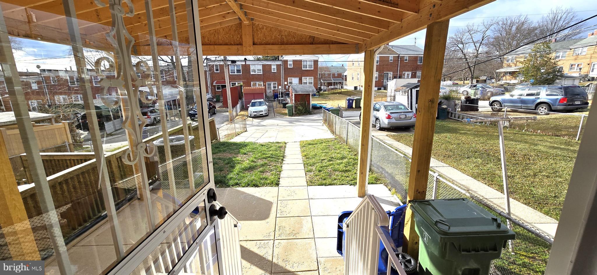 5528 Bucknell Road Baltimore, MD 21206 - Photo 48 of 60 Rear patio leading to parking pad
