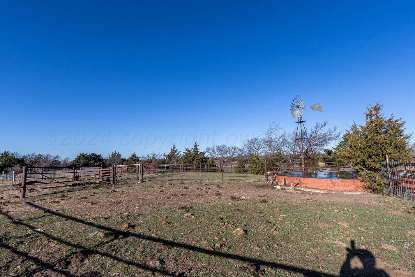 6643 Co Rd 7 Shamrock, TX 79079 - Photo 8 of 55 a view of a dry yard with trees