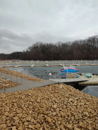 a view of an ocean and beach