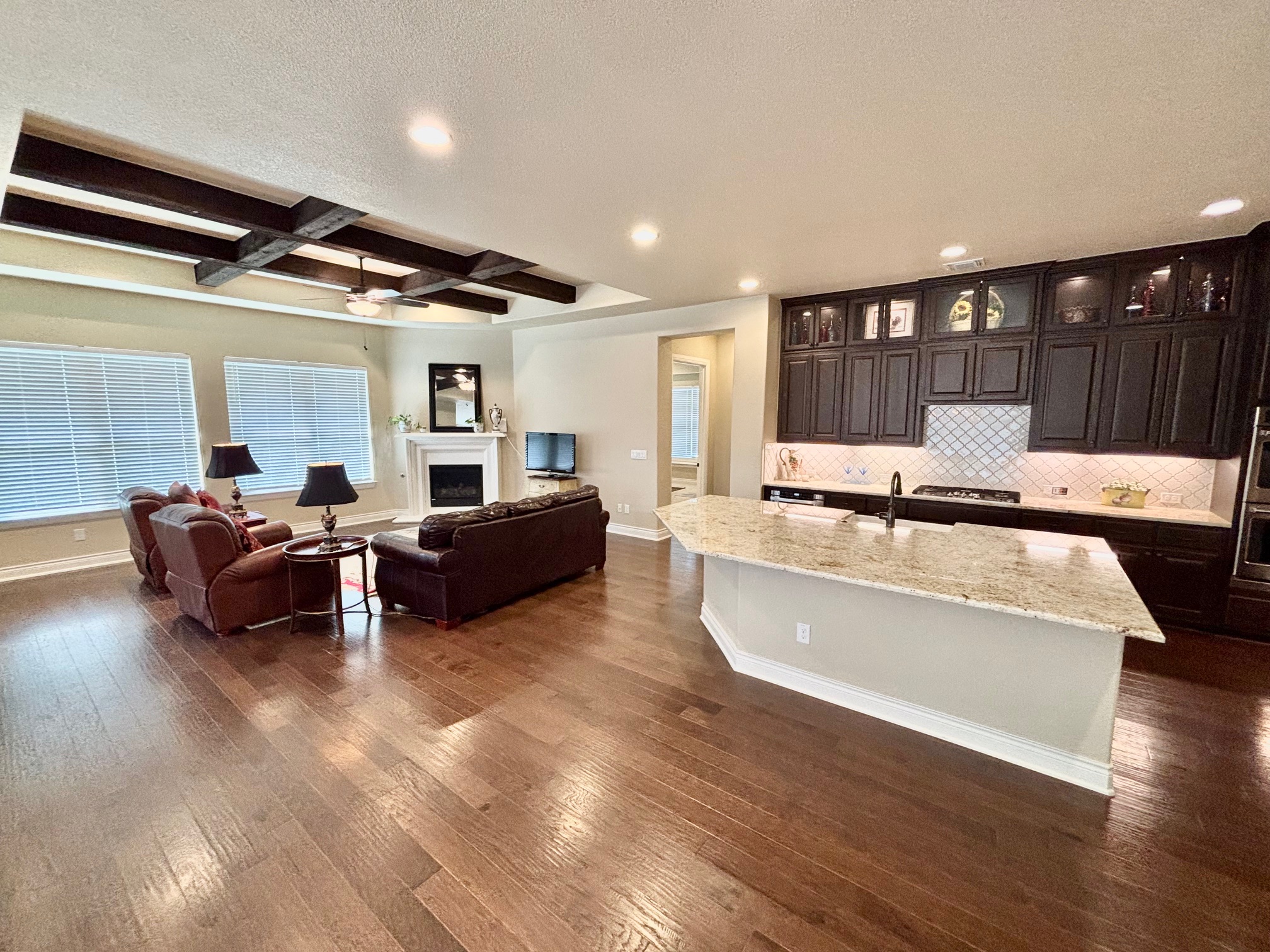 820 Desaix Drive Georgetown, TX 78628 - Photo 35 of 35 a living room with furniture and wooden floor