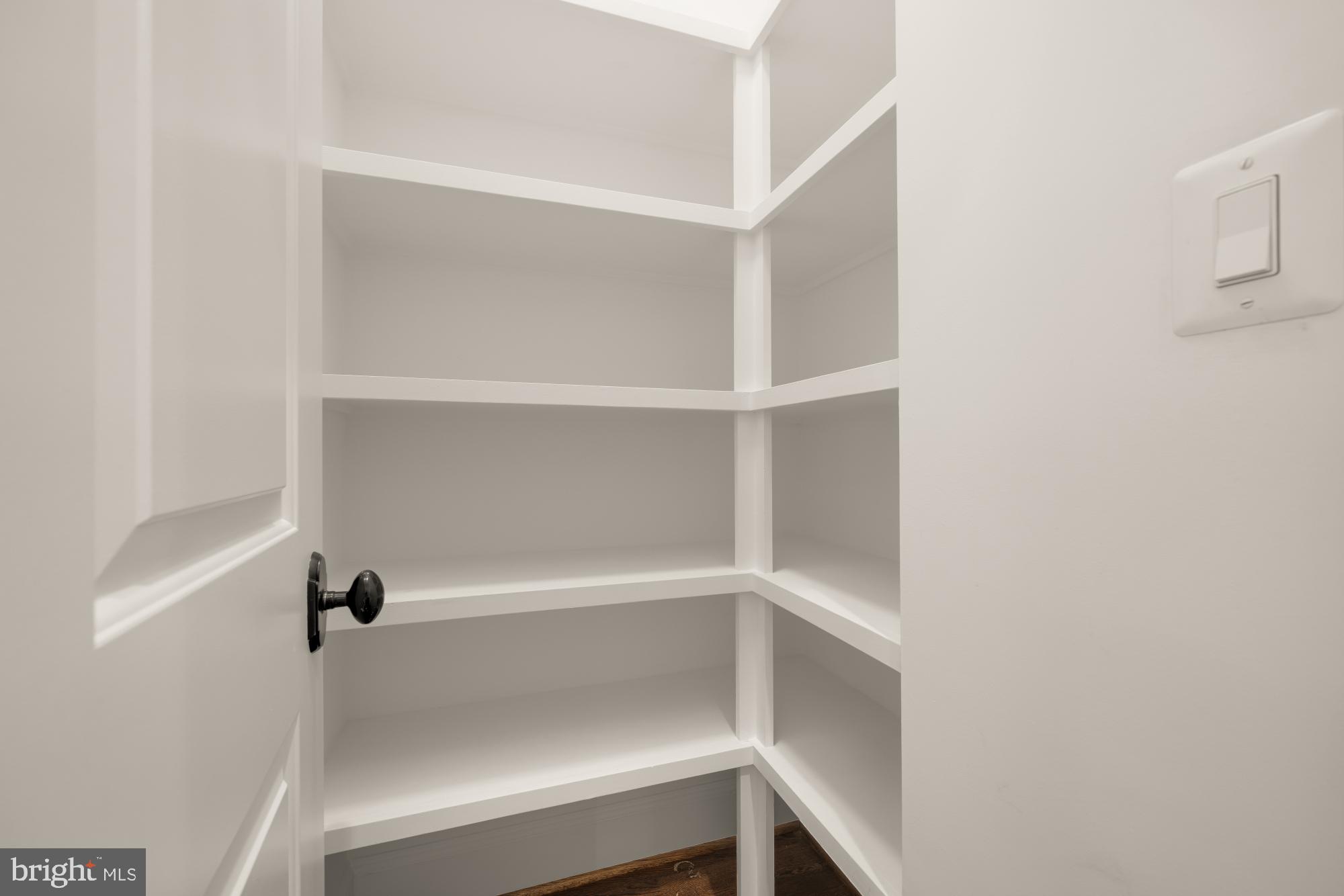 4609 Glenbrook Parkway Bethesda, MD 20814 - Photo 21 of 62 a view of walk in closet with empty racks