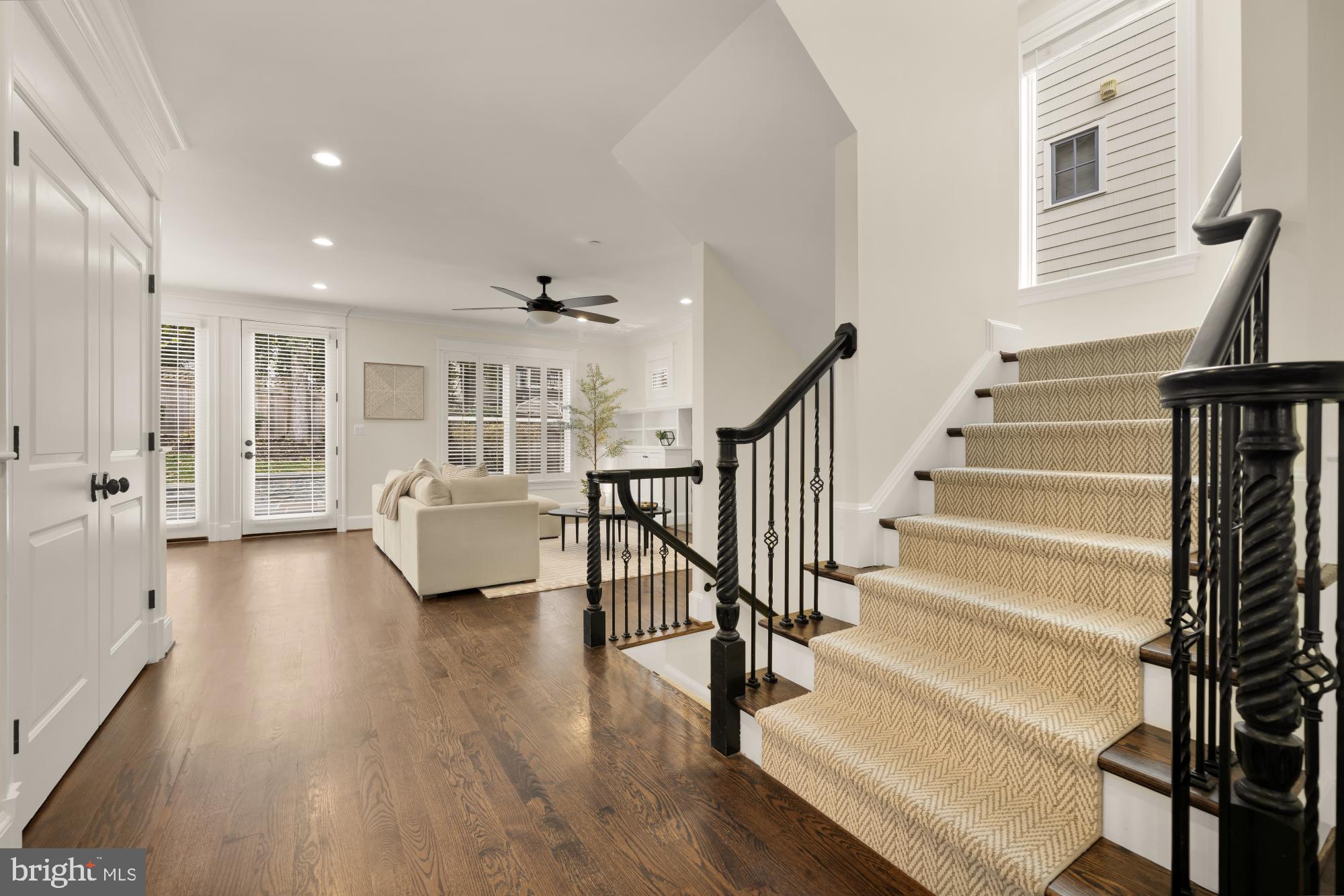 4609 Glenbrook Parkway Bethesda, MD 20814 - Photo 24 of 62 a view of an entryway with wooden floor and windows