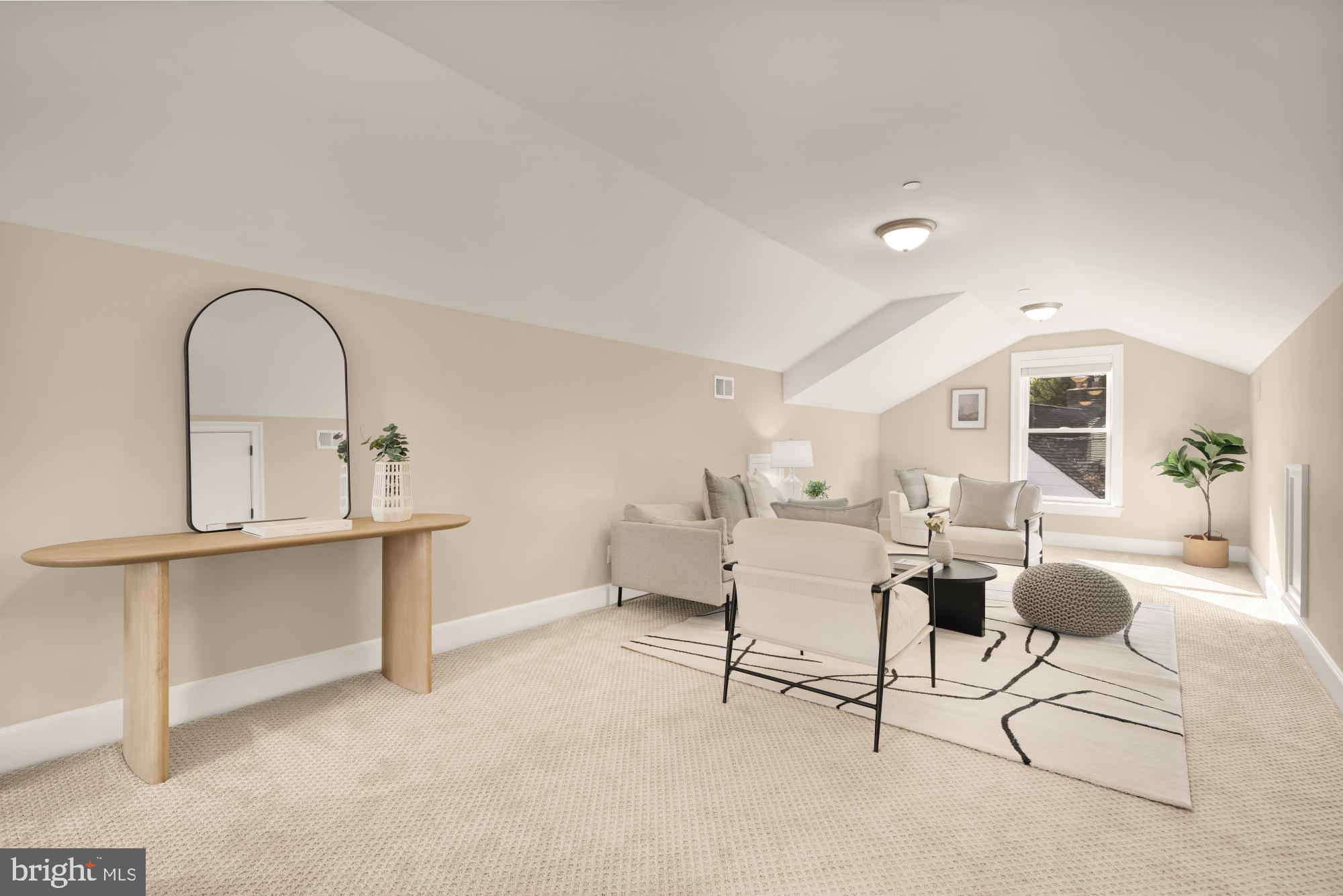 4609 Glenbrook Parkway Bethesda, MD 20814 - Photo 48 of 62 a living room with furniture a rug potted plant and a window
