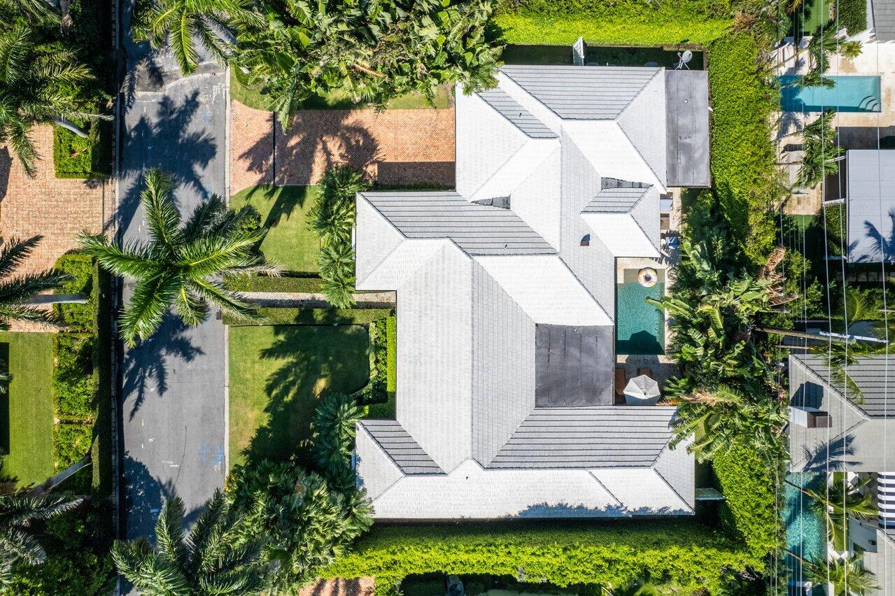 265 List Road Palm Beach, FL 33480 - Photo 34 of 38 an aerial view of a house with garden