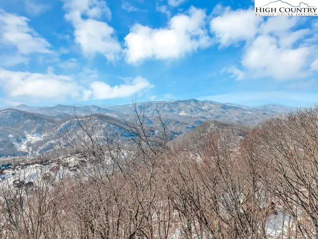 a view of city and mountain