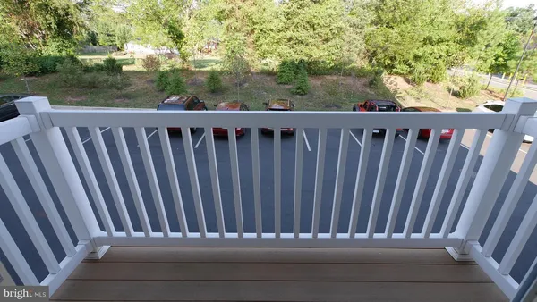 a view of a wooden fence