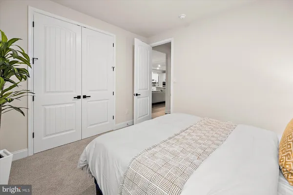 a view of a swimming pool and an outdoor space