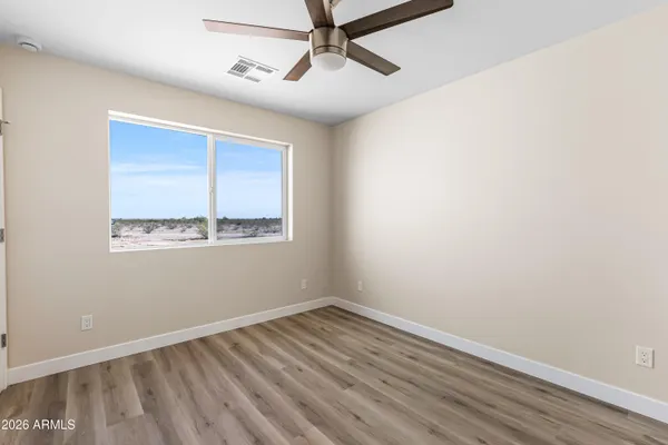 wooden floor in an empty room