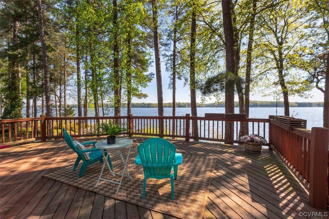 14324 Regatta Pointe Road Midlothian, VA 23112 - Photo 32 of 50 a view of a chairs on wooden deck
