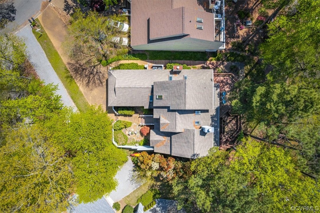 14324 Regatta Pointe Road Midlothian, VA 23112 - Photo 45 of 50 an aerial view of residential house with outdoor space and trees