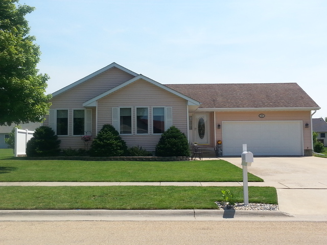 220 Willis Avenue Rochelle, IL 61068 - Photo 1 of 25 a front view of a house with a yard and garage